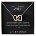 To my gorgeous wife, I'd save my last gasp to express my love to you